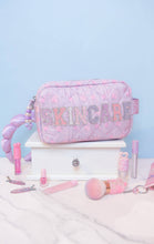 Load image into Gallery viewer, 'SKINCARE' Quilted Floral Printed Pouch
