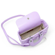 Load image into Gallery viewer, Quilted Rectangle Bow Charm Handbag
