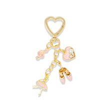 Load image into Gallery viewer, Tiny Quilted Ballet Charm Handbag
