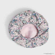 Load image into Gallery viewer, Bridgerton x Kitsch Satin-Lined Flexi Shower Cap in Wisteria
