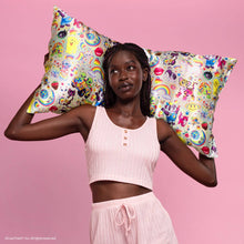 Load image into Gallery viewer, Lisa Frank x Kitsch Standard Satin Pillowcase - The Fantastic World of Lisa Frank
