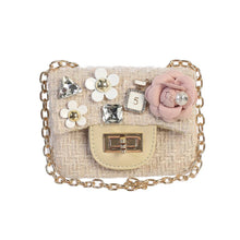 Load image into Gallery viewer, Mini Tweed Purse with Adorable Charms
