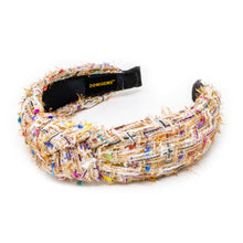 Load image into Gallery viewer, Tweed Mix Knotted Headband
