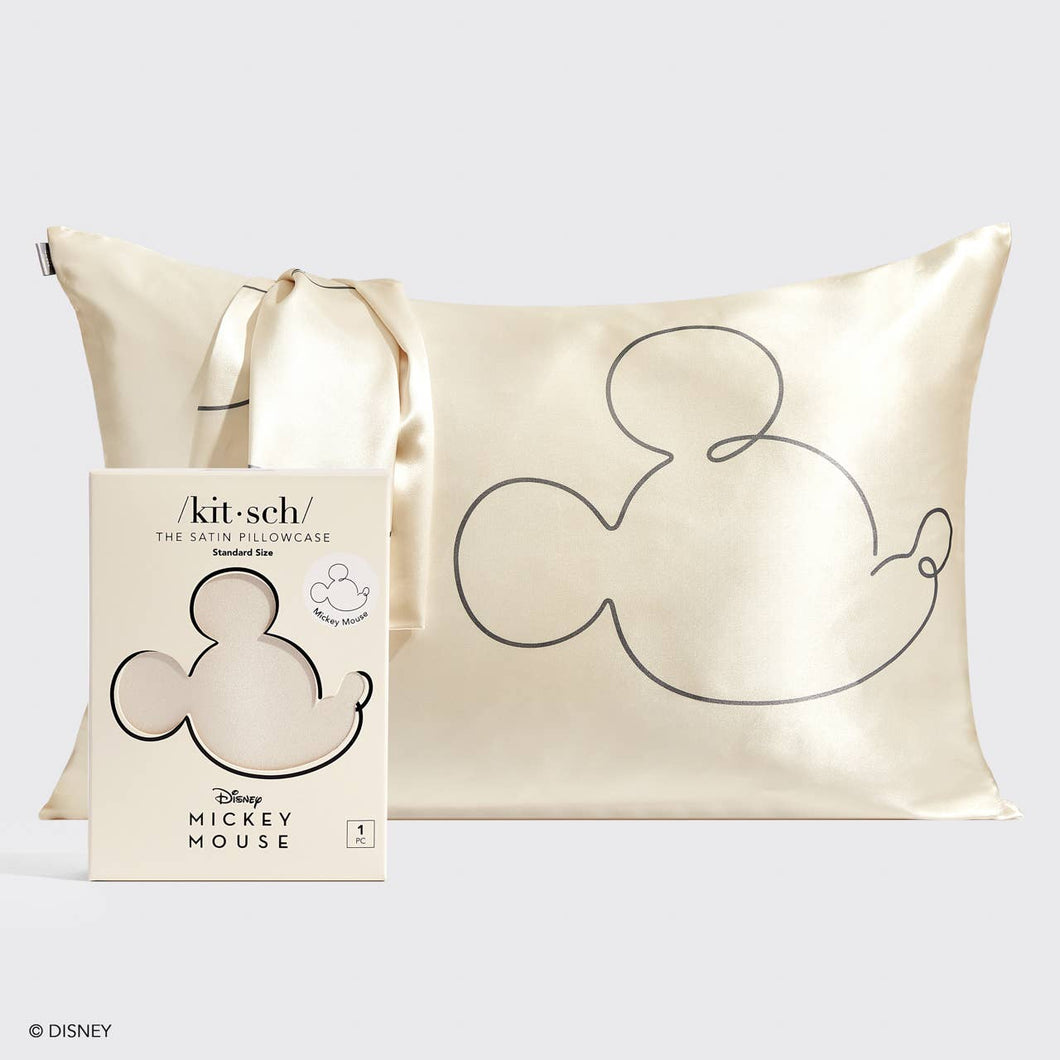Kitsch Mickey Satin Pillowcase