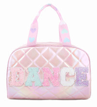 Load image into Gallery viewer, &#39;Dance&#39; Metallic Quilted Duffle Bag
