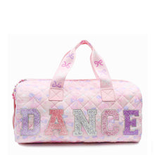 Load image into Gallery viewer, 'DANCE' Cherry Bow Printed Quilted Large Duffle Bag
