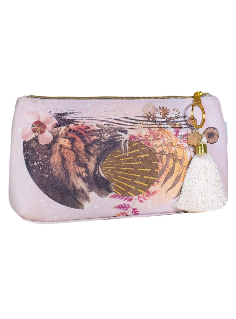 Tassel Pouch in Tiger Roar - Small