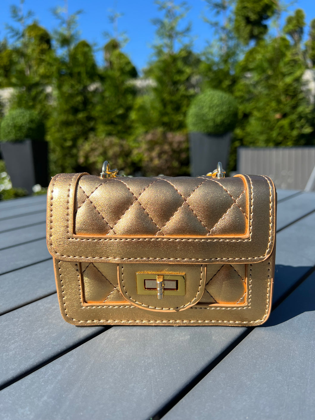 Girl's Tiny Quilted Handbag