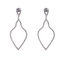 Load image into Gallery viewer, Clover Rhinestone Earring
