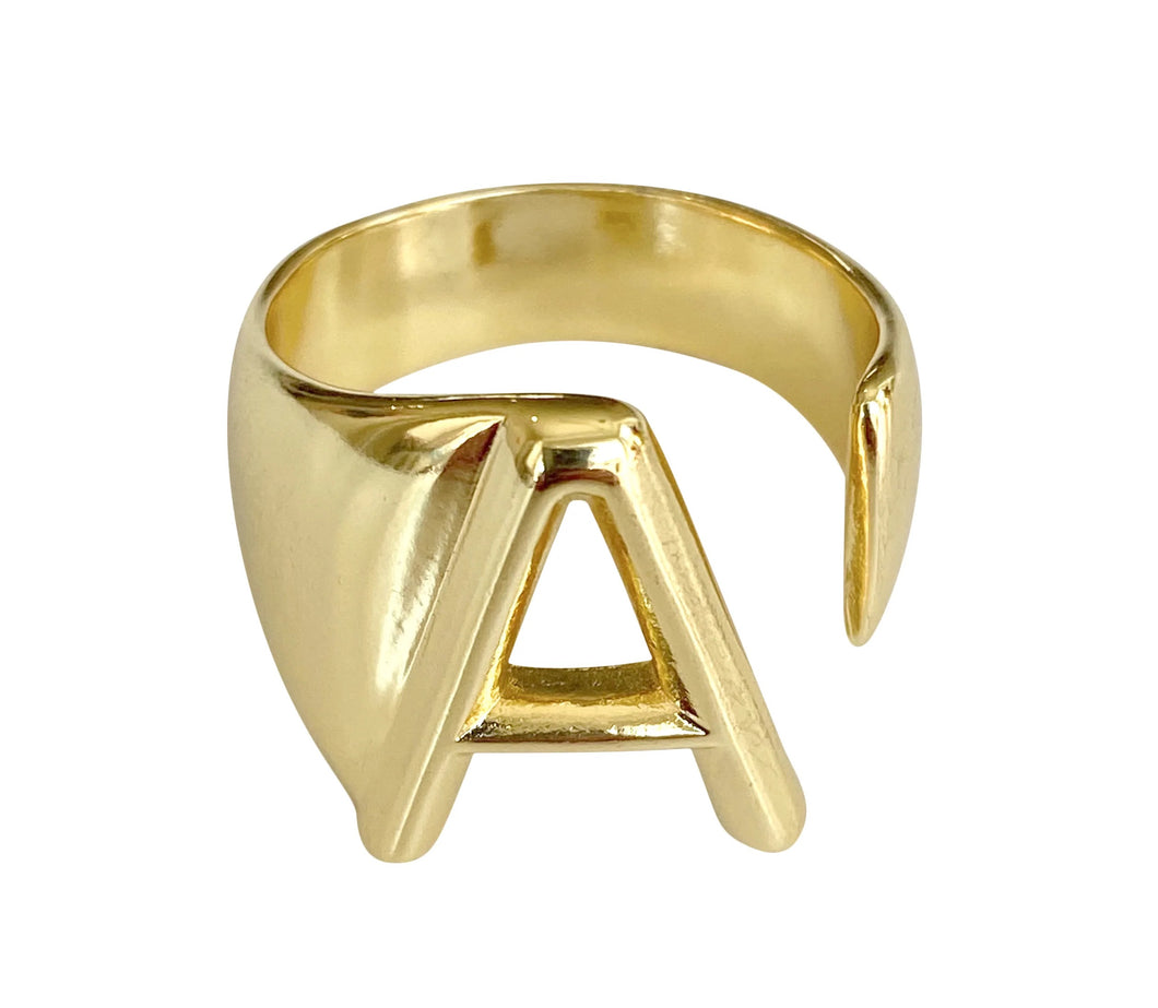 Jeri Adjustable Initial Ring