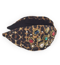 Load image into Gallery viewer, Leopard Gem Headband
