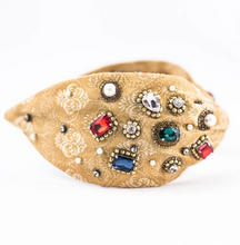 Load image into Gallery viewer, Gold Jewel Headband
