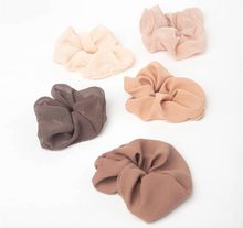 Load image into Gallery viewer, Kitsch Crepe Scrunchies - Terracotta
