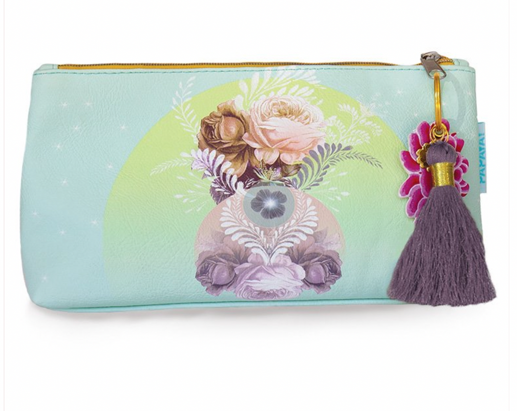 TASSEL POUCH in SOLAR BLOOMS - Small