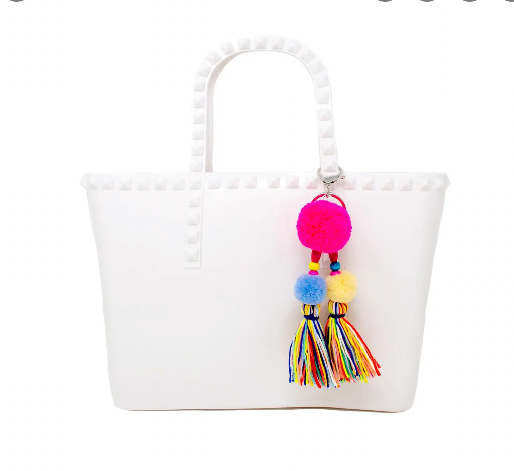 2pcs Jelly Bag For Kids Girls Handbag 80's Retro Mesh Tote Bags